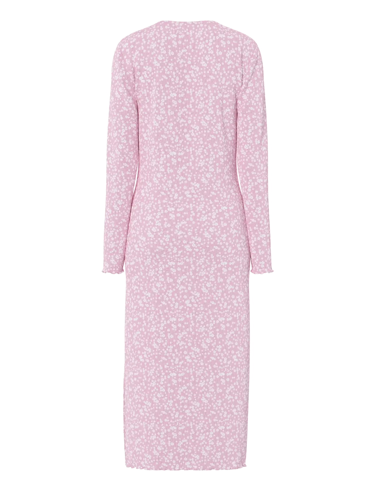 Pieces - PCFLORA LS MIDI DRESS JRS NOOS BC - midi dresses - roseate spoonbill - 2