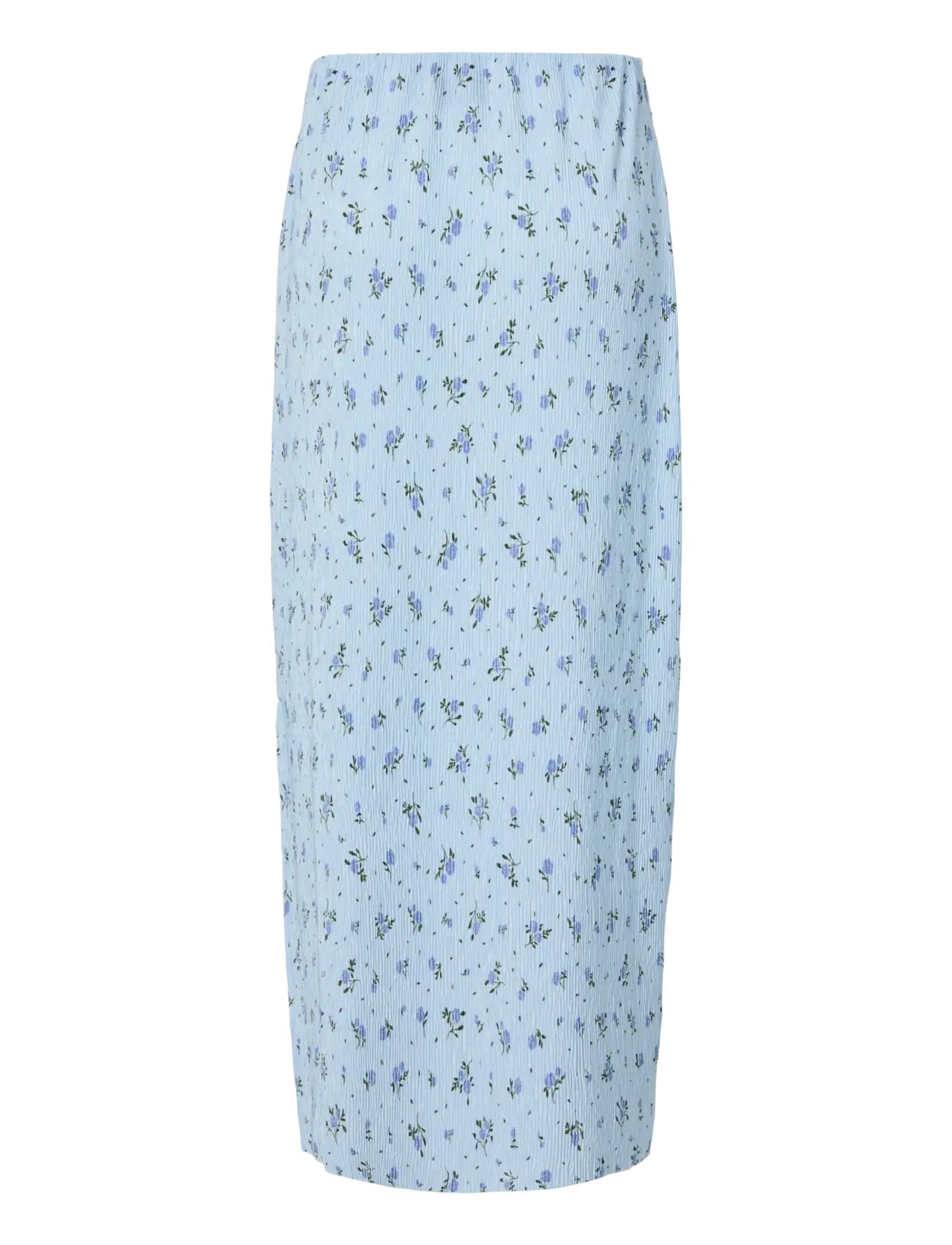 Pieces - PCFLORA HW ANKLE SKIRT JRS MSA BC - faltenröcke - cashmere blue - 1