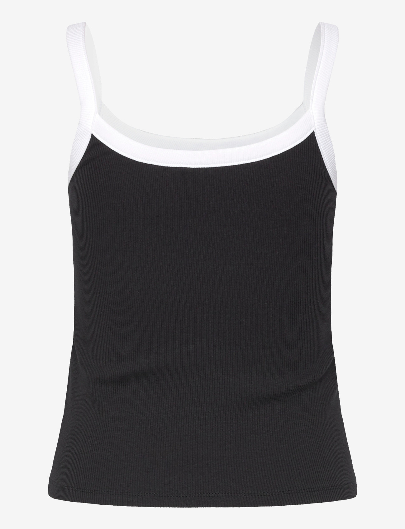 Pieces - PCMAY STRAP TOP JRS NOOS BC - tanktops - black - 1