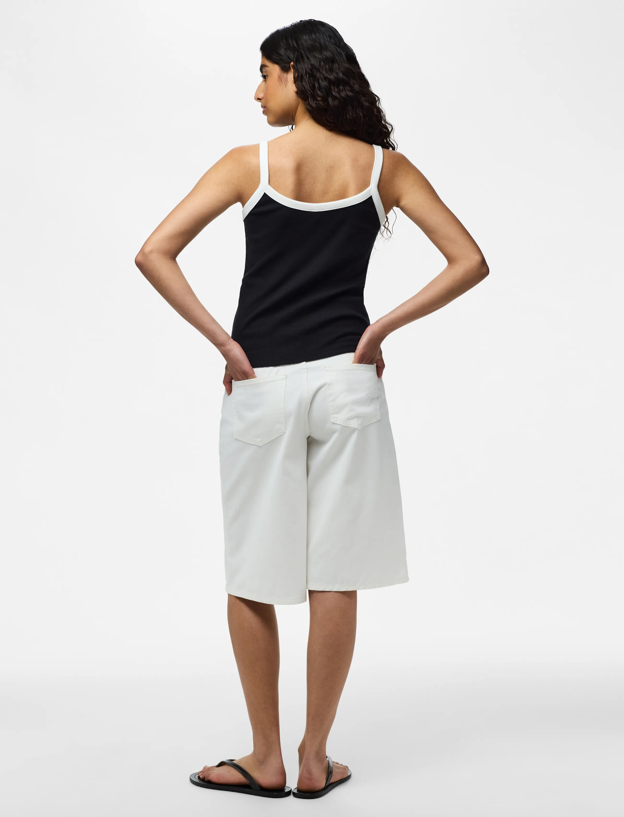 Pieces - PCMAY STRAP TOP JRS NOOS BC - madalaimad hinnad - black - 3