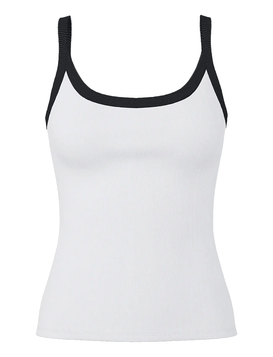 Pieces - PCMAY STRAP TOP JRS NOOS BC - Ärmellose tops - bright white - 1