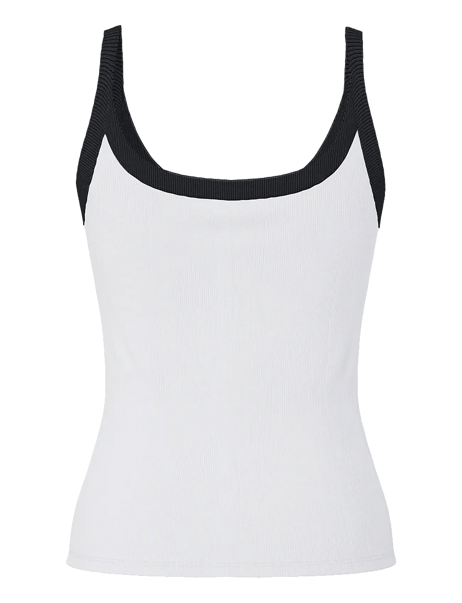 Pieces - PCMAY STRAP TOP JRS NOOS BC - Ärmellose tops - bright white - 2