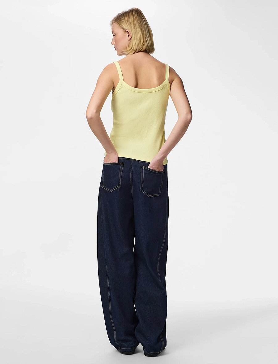 Pieces - PCMAY STRAP TOP JRS NOOS BC - Ärmellose tops - french vanilla - 3