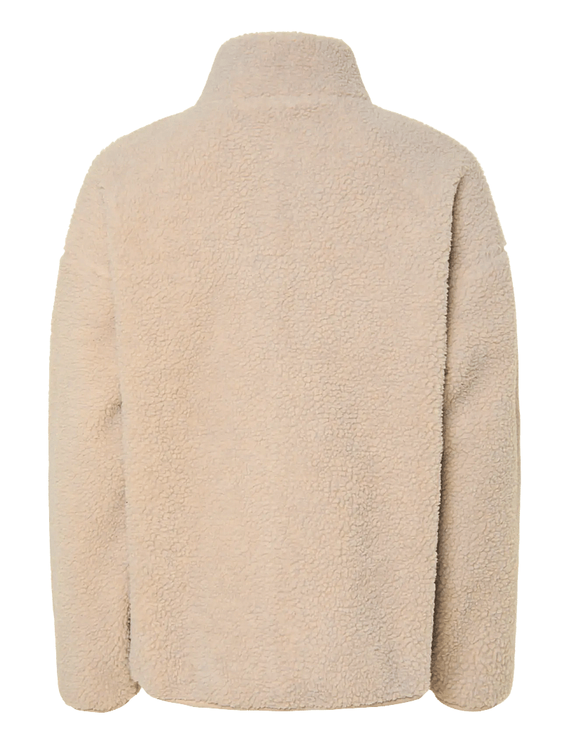 Pieces - PCSADIA LS TEDDY JACKET NOOS BC - vårjackor - silver gray - 2