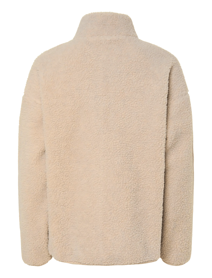 Pieces - PCSADIA LS TEDDY JACKET NOOS BC - frühlingsjacken - silver gray - 2