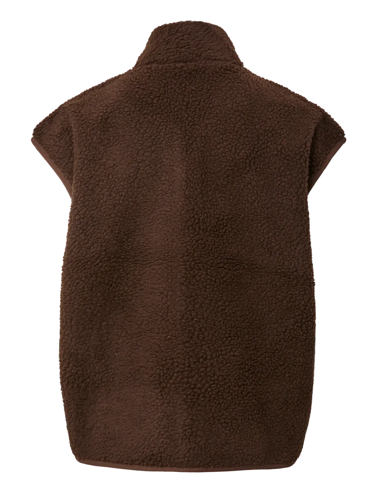 Pieces - PCSADIA TEDDY VEST NOOS BC - fleece- och teddyvästar - hot fudge - 2