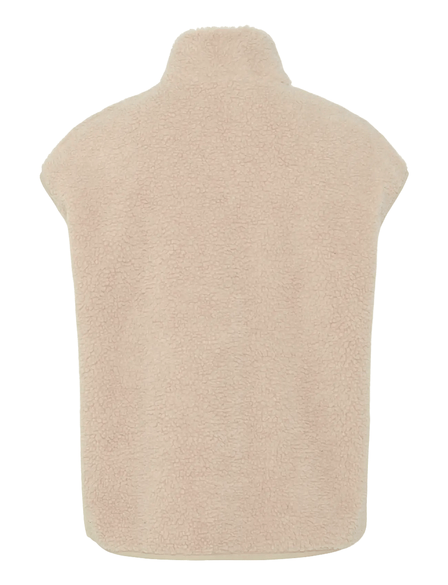 Pieces - PCSADIA TEDDY VEST NOOS BC - teddy-vestid - silver gray - 2