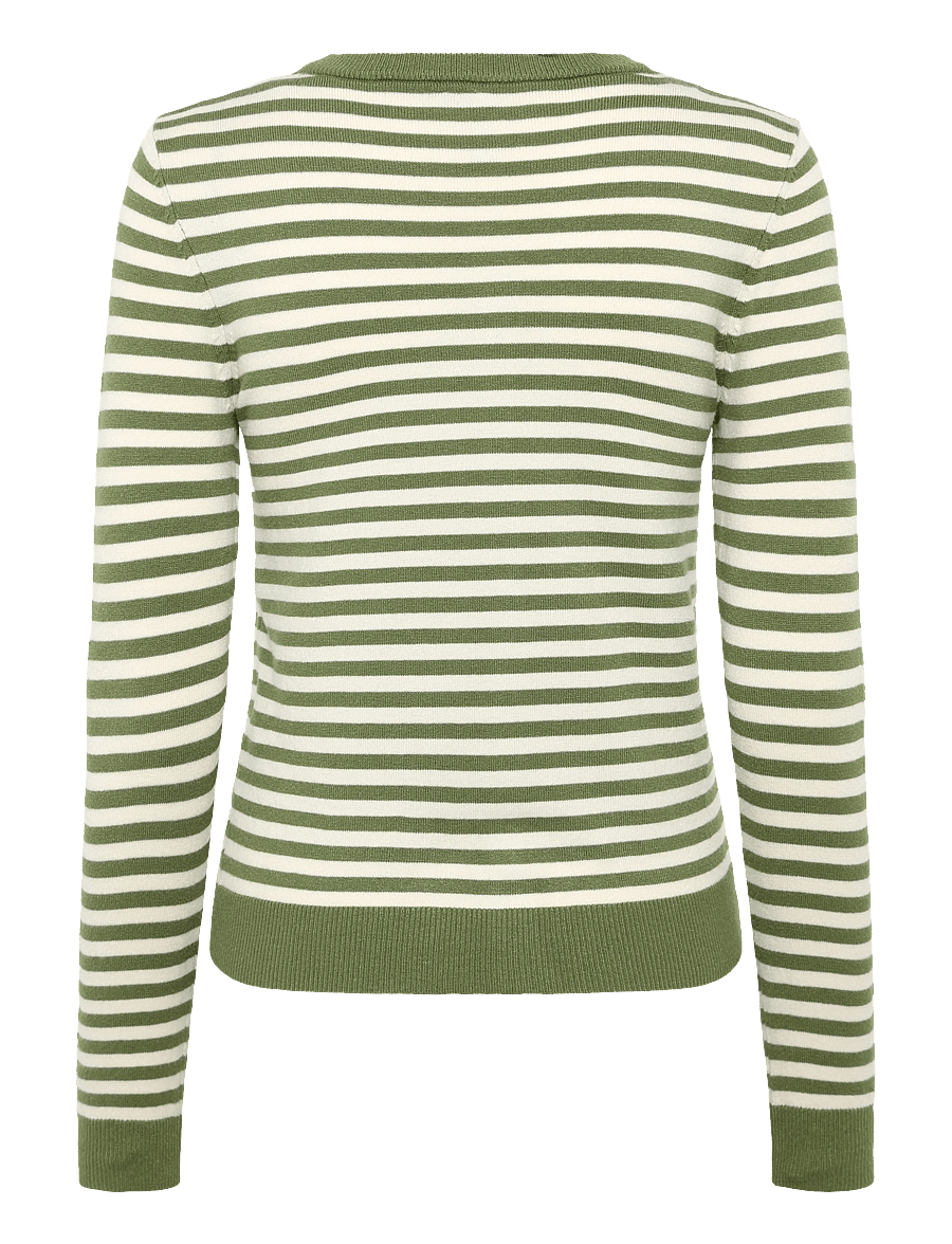 Pieces - PCNORA LS O-NECK KNIT CARDIGAN NOOS BC - cardigans - sphagnum - 1