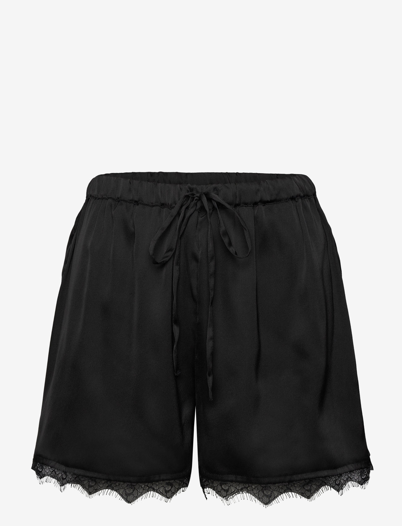 Pieces - PCANOVI SATIN NIGHTWEAR SET - black - 2