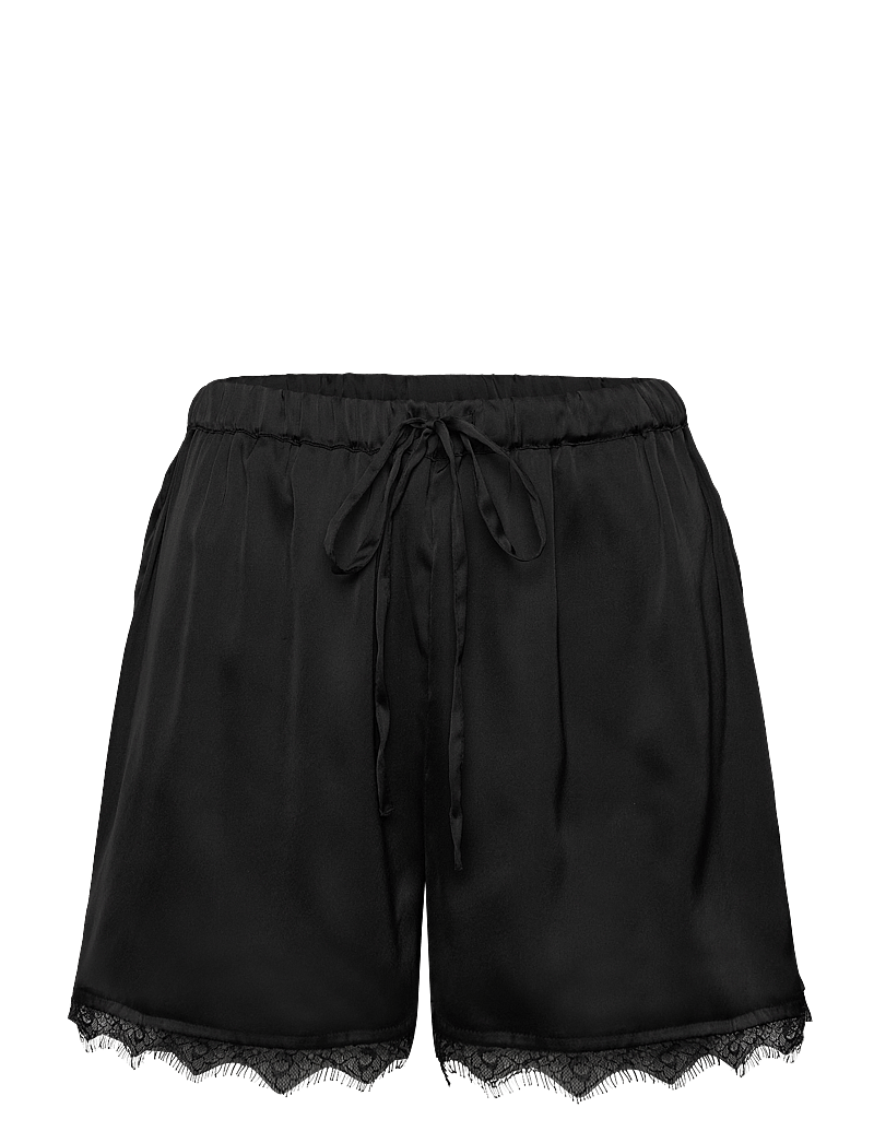 Pieces - PCANOVI SATIN NIGHTWEAR SET - black - 2