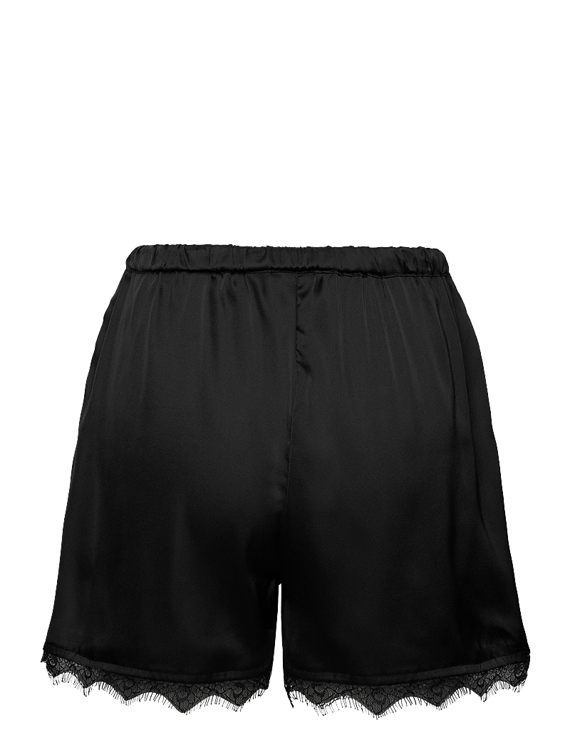 Pieces - PCANOVI SATIN NIGHTWEAR SET - black - 3