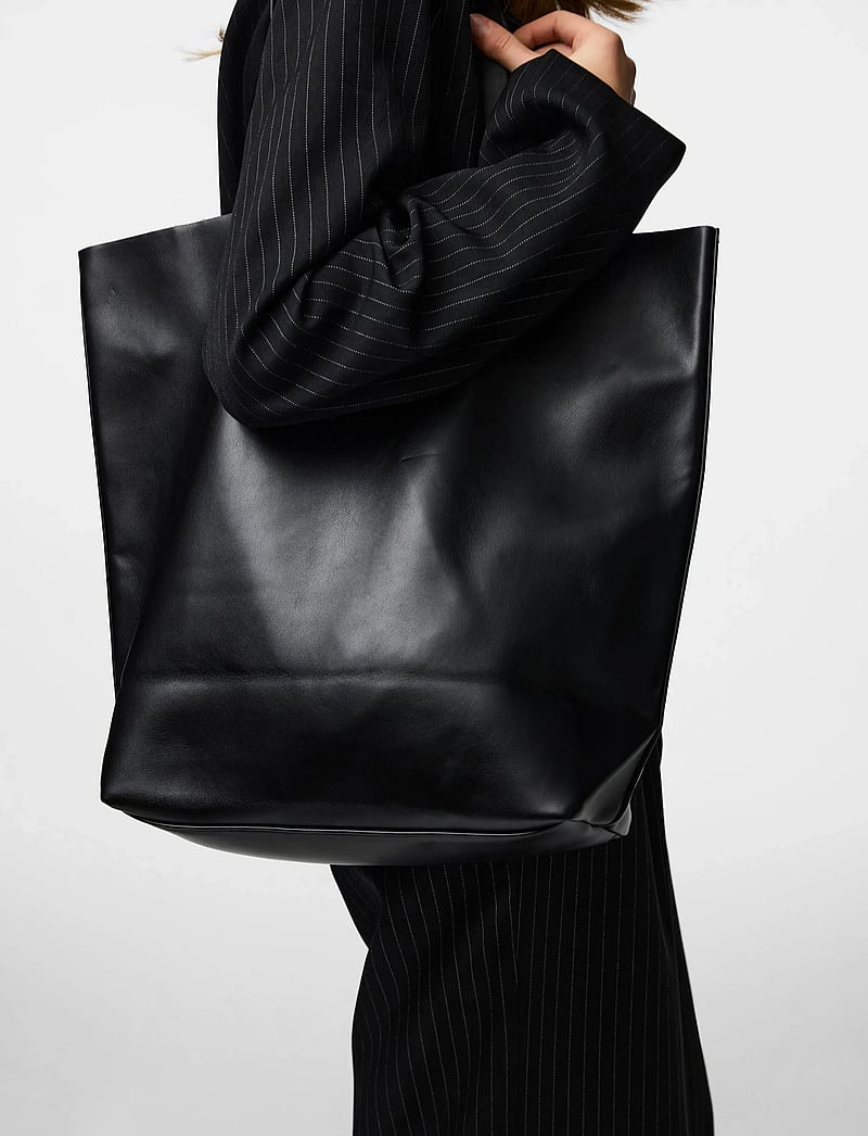 Pieces - PCANILLA SHOPPER NOOS PU - shoppers - black - 3