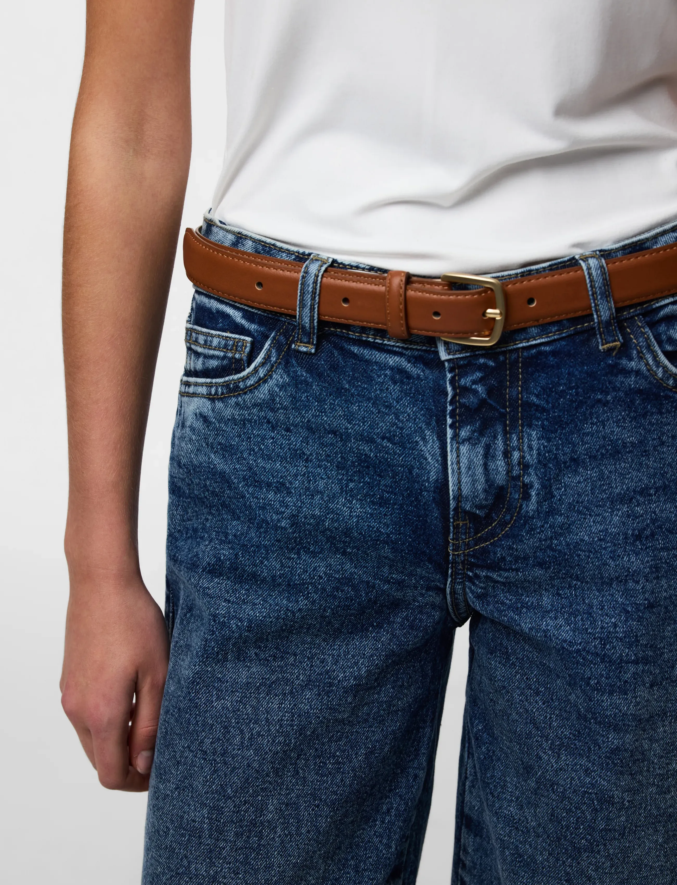 Pieces - PCOLINE 2-PACK JEANS BELT NOOS PU - black - 4