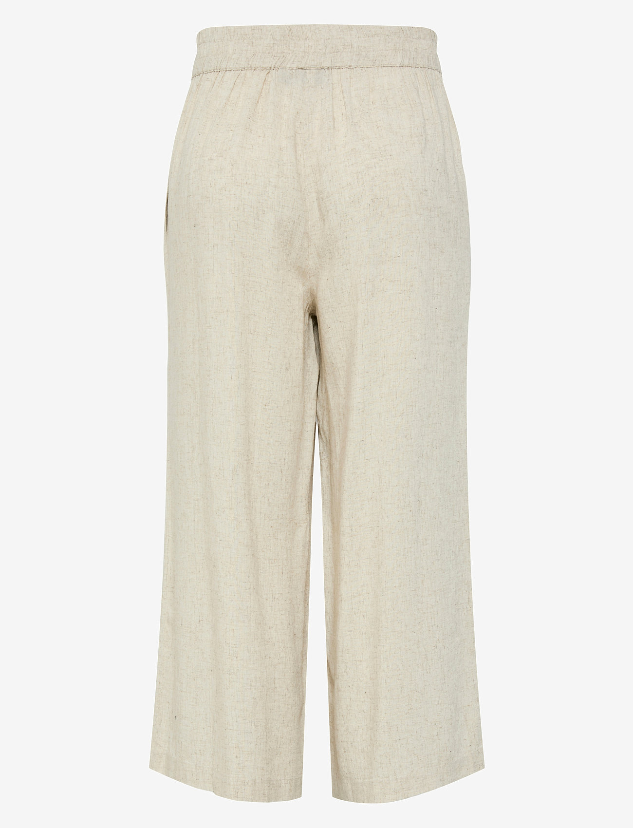 Pieces - PCPIA HW WIDE CULOTTE WVN NOOS - linnebyxor - birch - 2