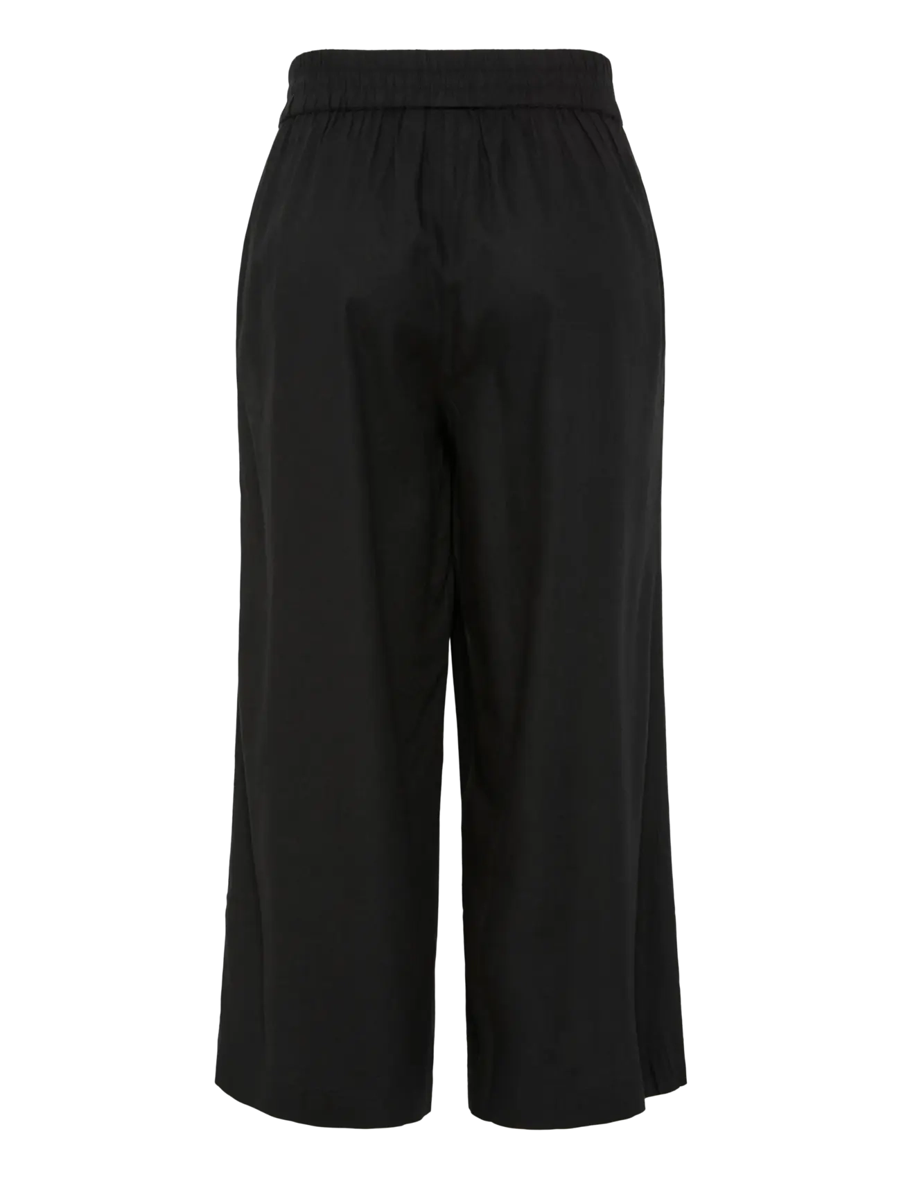 Pieces - PCPIA LINEN BLEND HW CULOTTE WVN NOOS - lina bikses - black - 2