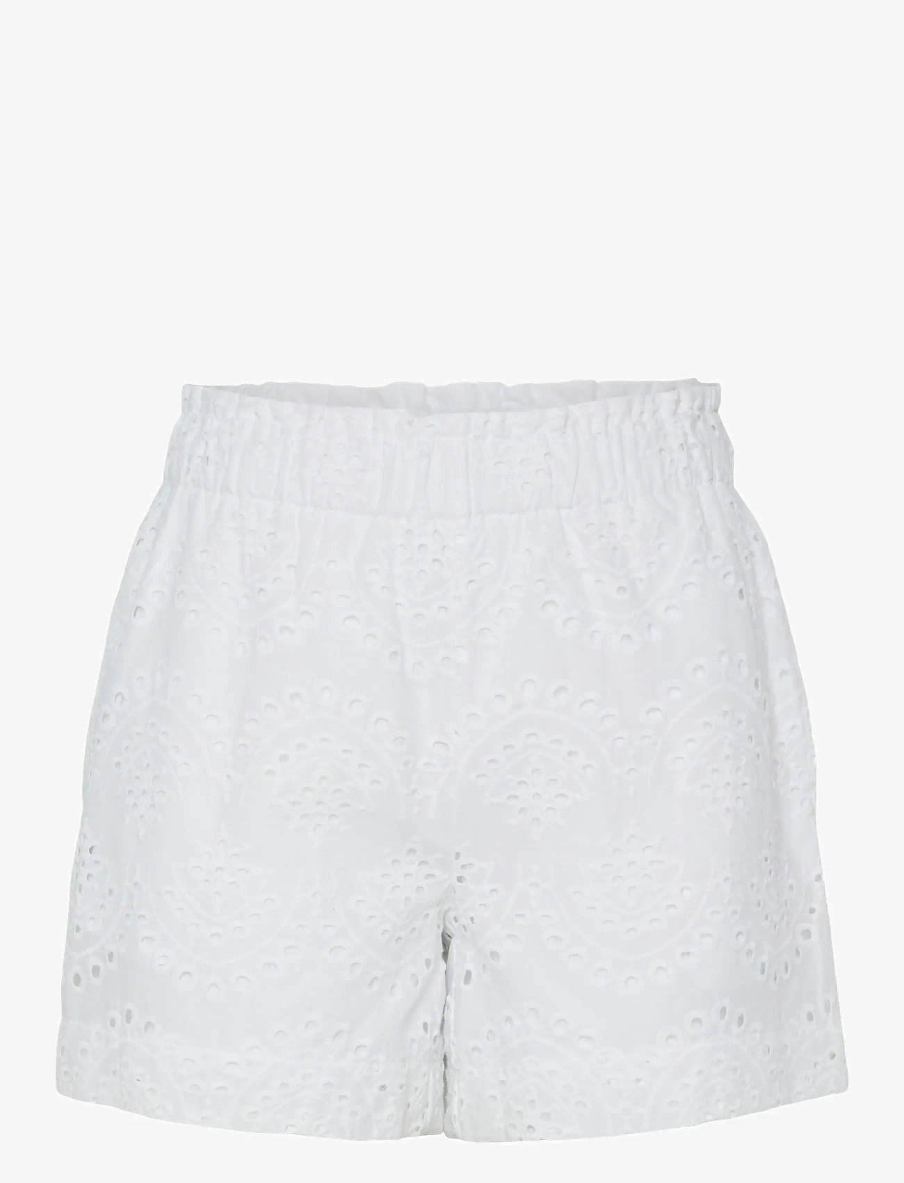Pieces - PCVILDE MW SHORTS WVN NOOS - lühikesed vabaajapüksid - bright white - 1