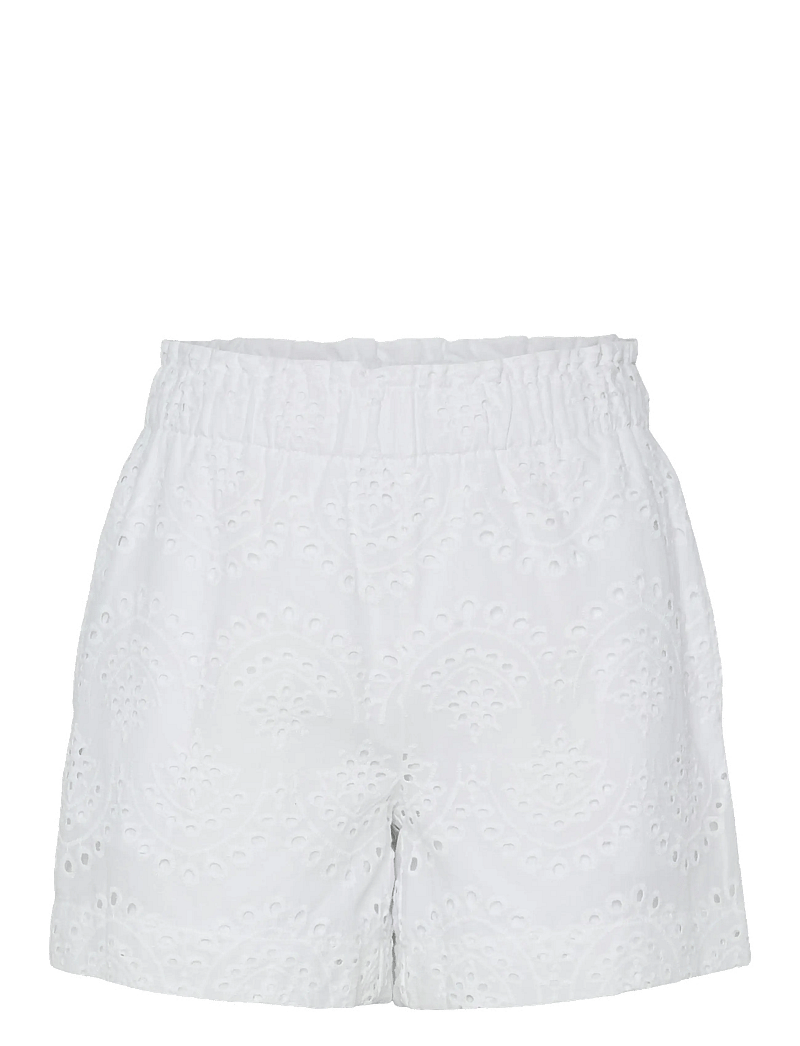 Pieces - PCVILDE MW SHORTS WVN NOOS - lühikesed vabaajapüksid - bright white - 1