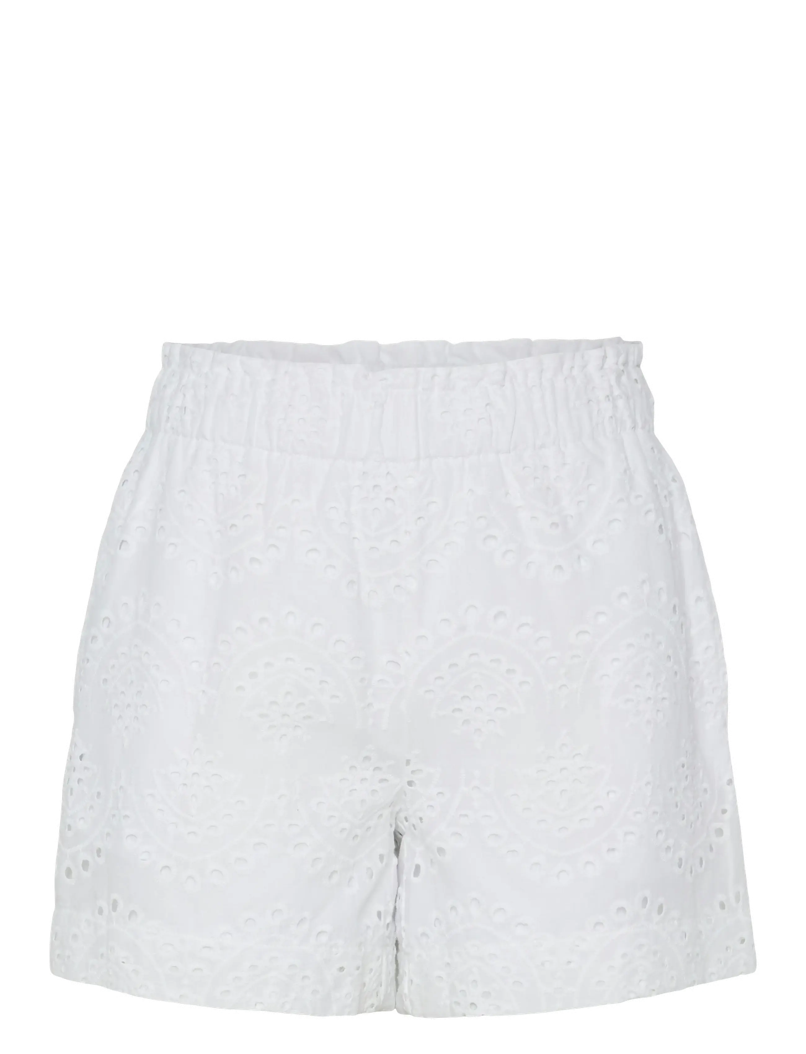 Pieces PCVILDE MW SHORTS WVN NOOS - Shorts - BRIGHT WHITE / white