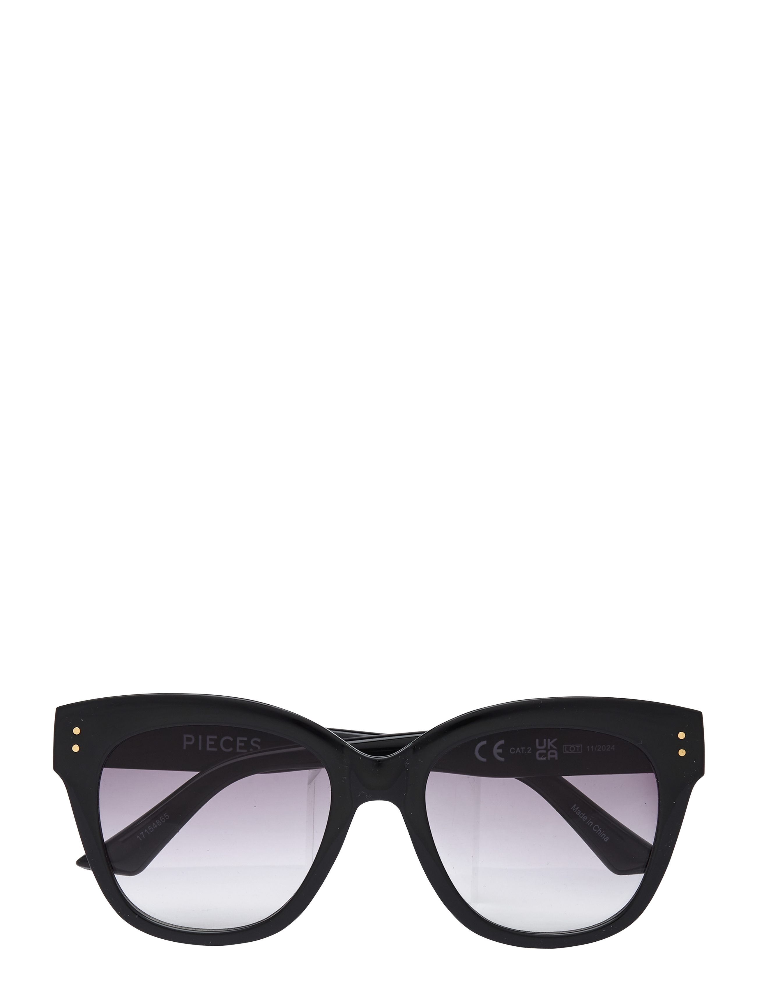 Pieces Pcbelina Sunglasses Noos Bc, One Size, Black, Solbriller > Wayfarer-Solbriller Med D-Stel, Dame