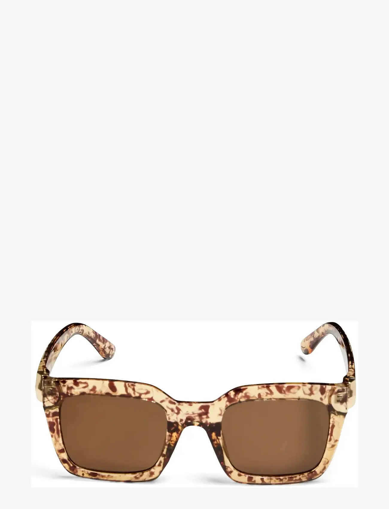 Pieces - PCBALLA SUNGLASSES NOOS BC - eckige form - brown sugar - 1