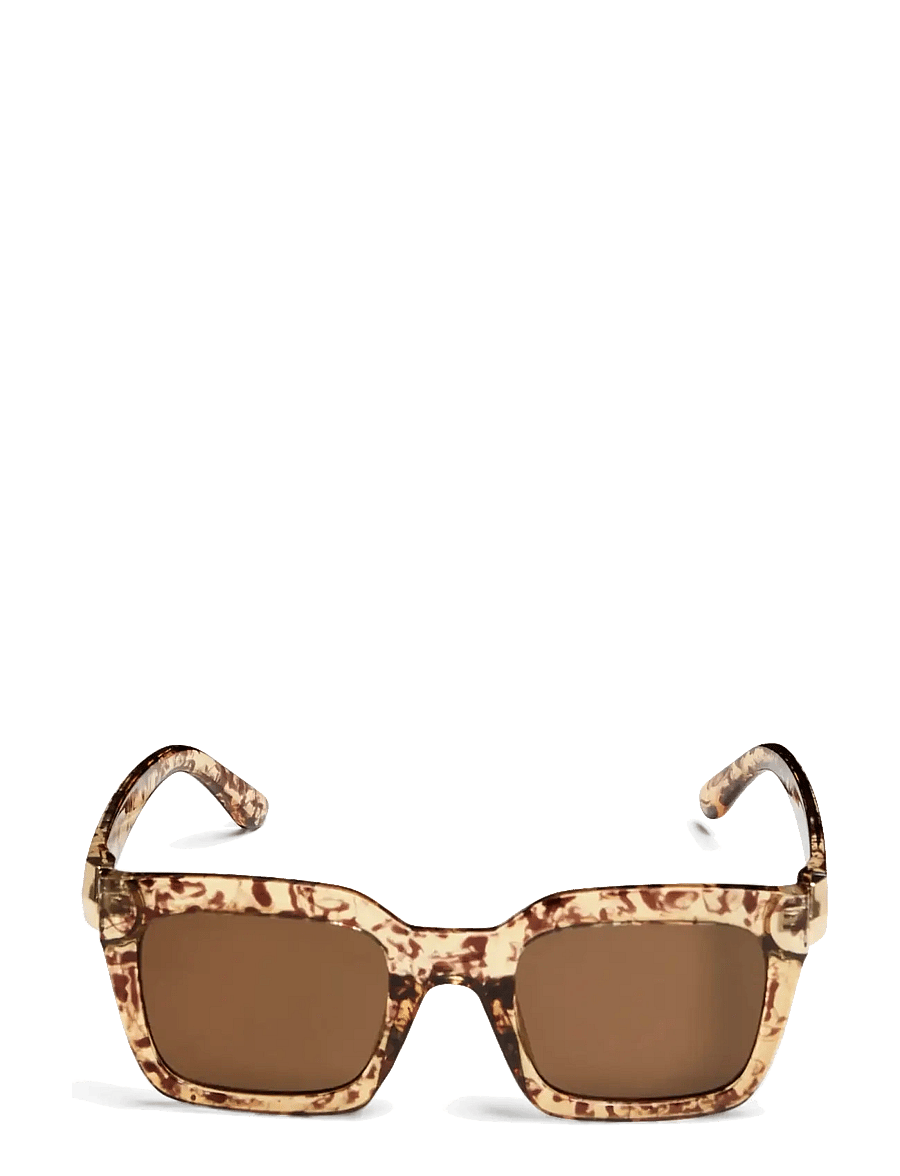 Pieces - PCBALLA SUNGLASSES NOOS BC - eckiger rahmen - brown sugar - 1