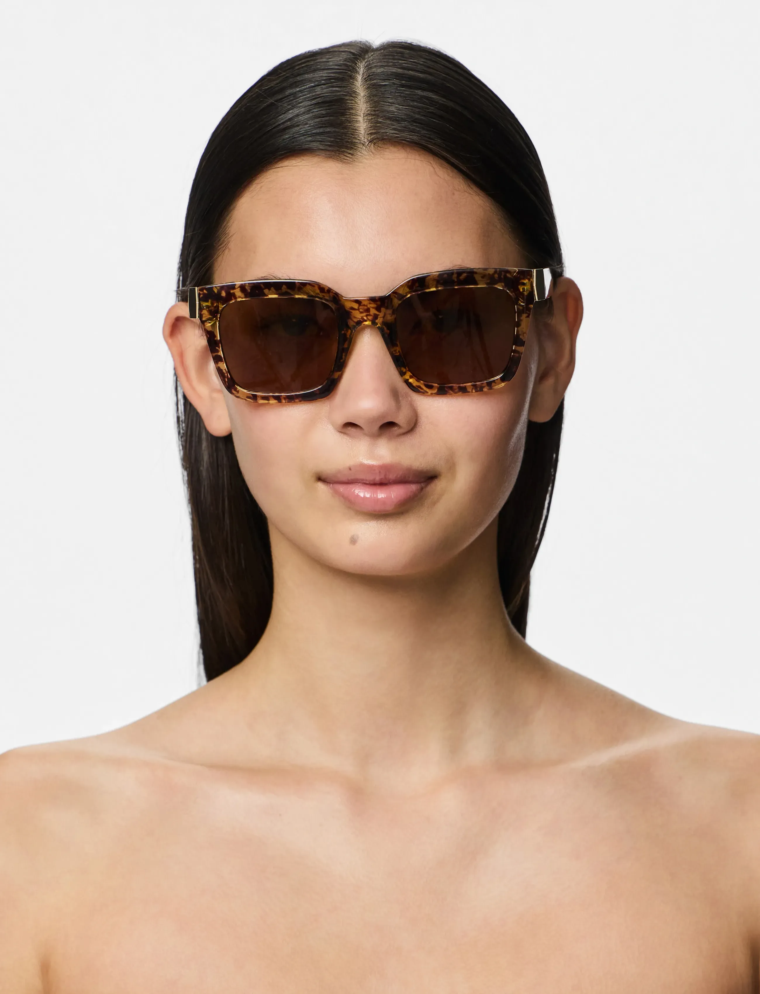 Pieces Pcballa Sunglasses Noos Bc, One Size, Sunglasses, Braun - D-frame- Wayfarer Frauen