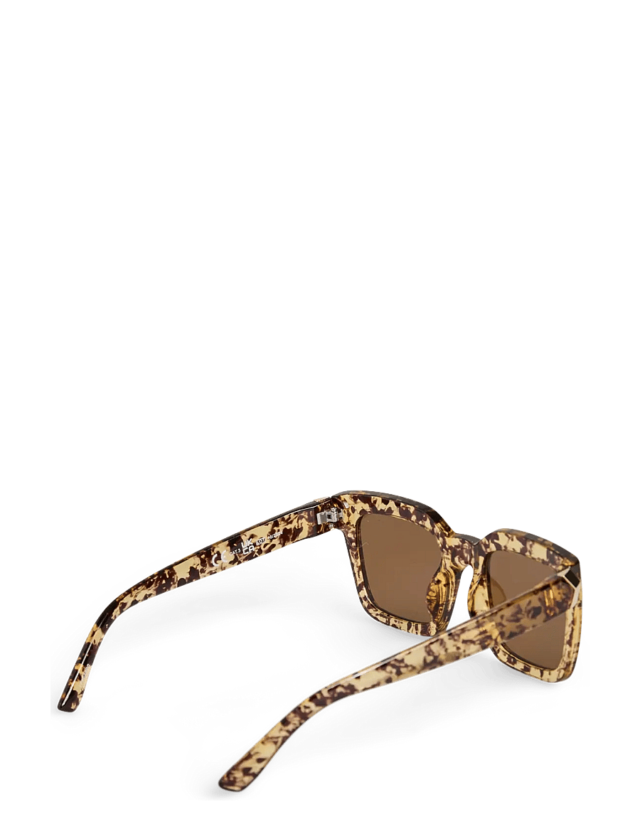 Pieces - PCBALLA SUNGLASSES NOOS BC - eckiger rahmen - brown sugar - 3