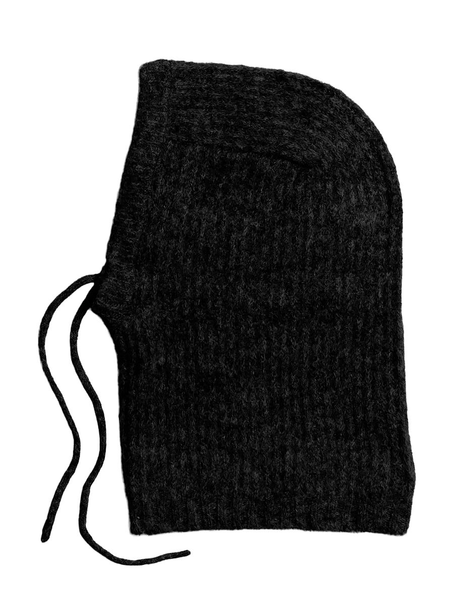 Pieces - PCNAMBI BALACLAVA NOOS BC - maskmütsid - black - 1