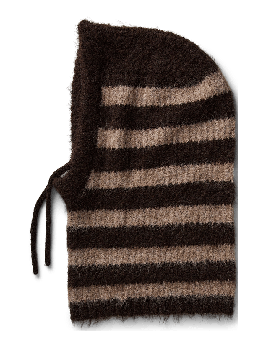 Pieces - PCNAMBI BALACLAVA NOOS BC - maskmütsid - hot fudge - 1