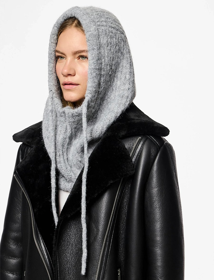 Pieces - PCNAMBI BALACLAVA NOOS BC - sturmhauben - light grey melange - 0