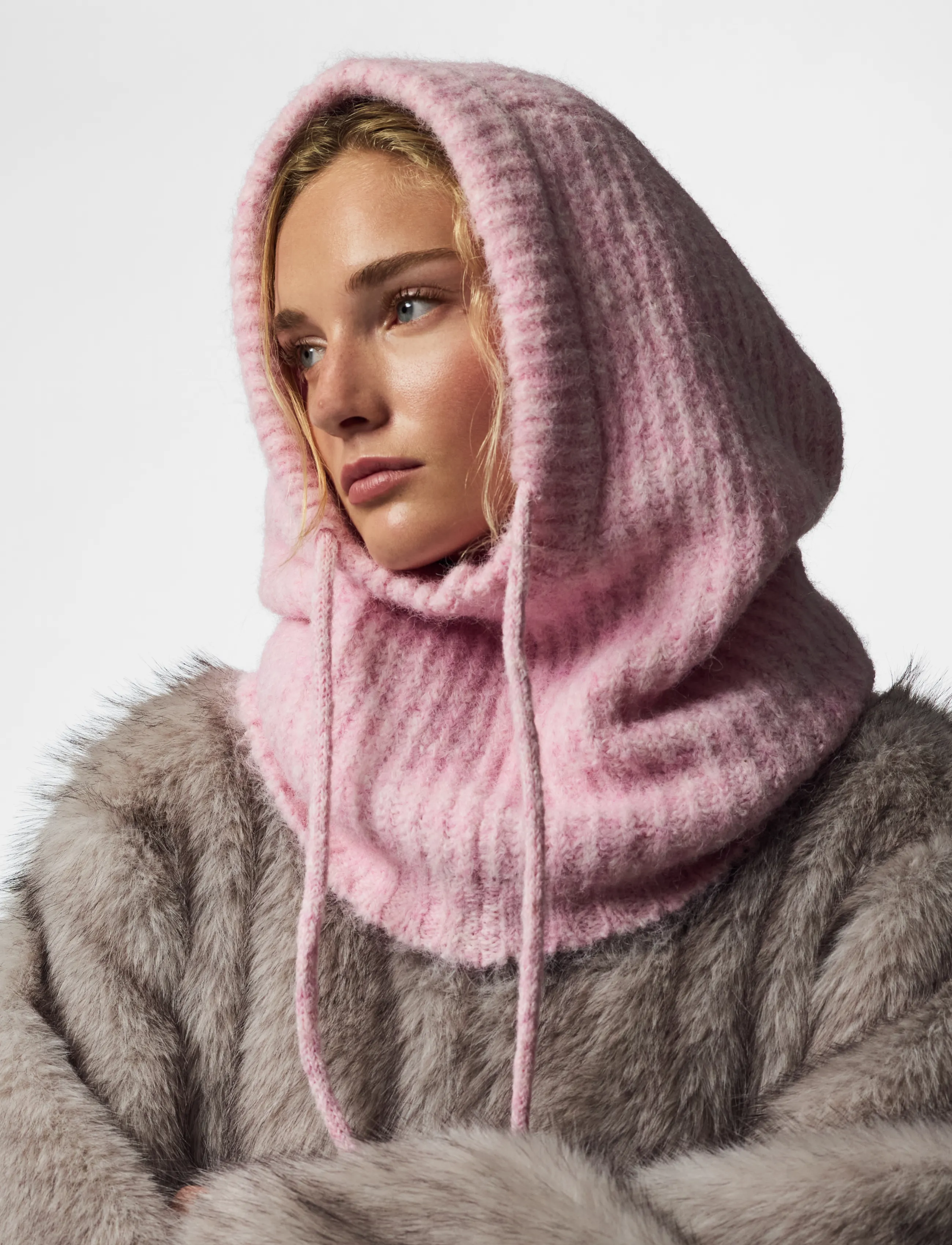 Pieces - PCNAMBI BALACLAVA NOOS BC - balaclava - roseate spoonbill - 5