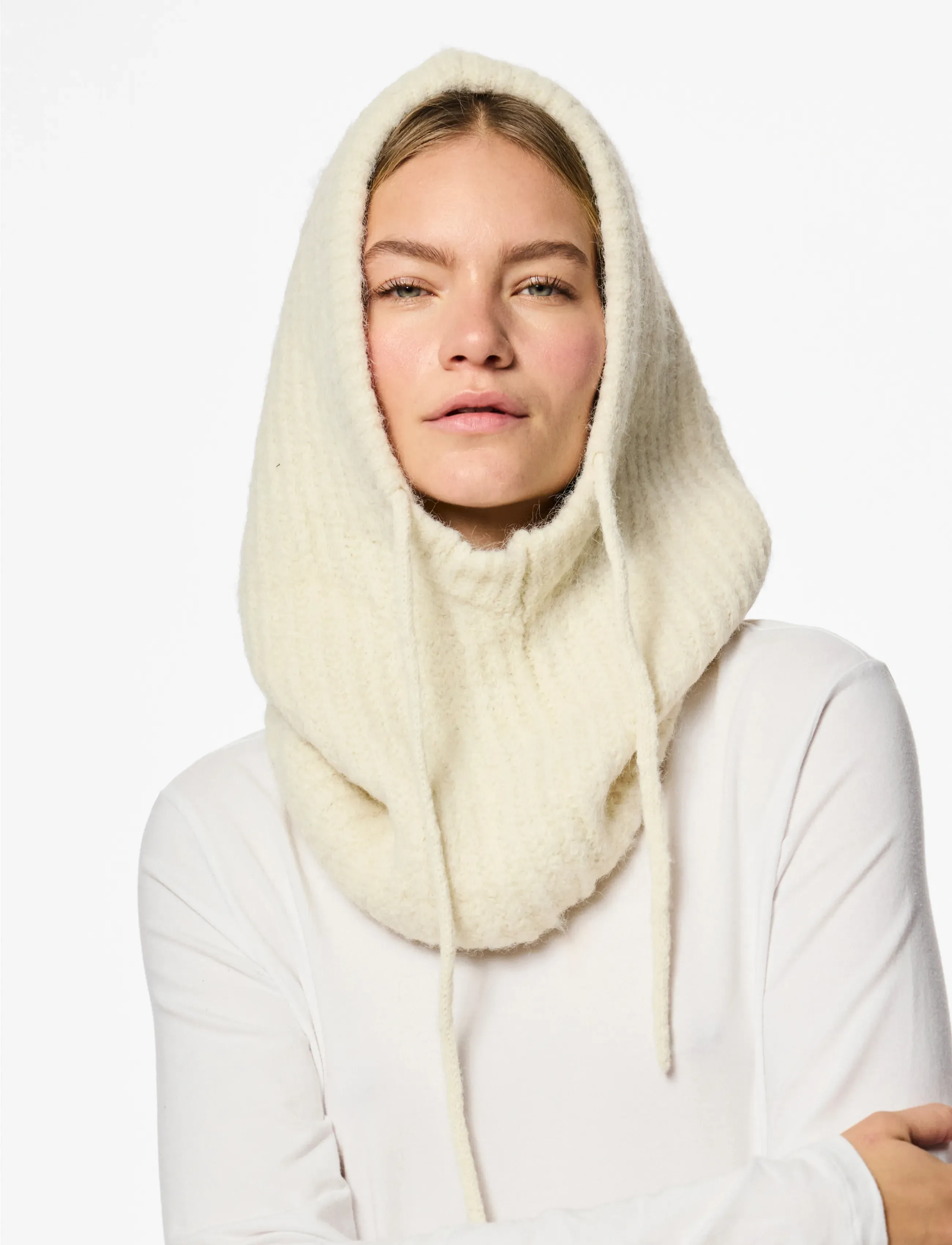 Pieces - PCNAMBI BALACLAVA NOOS BC - sturmhauben - whitecap gray - 0