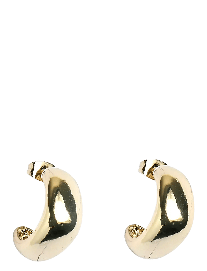 Pieces - PCBELLA SMALL HOOP PLATED FP NOOS - hoops kõrvarõngad - gold colour - 0