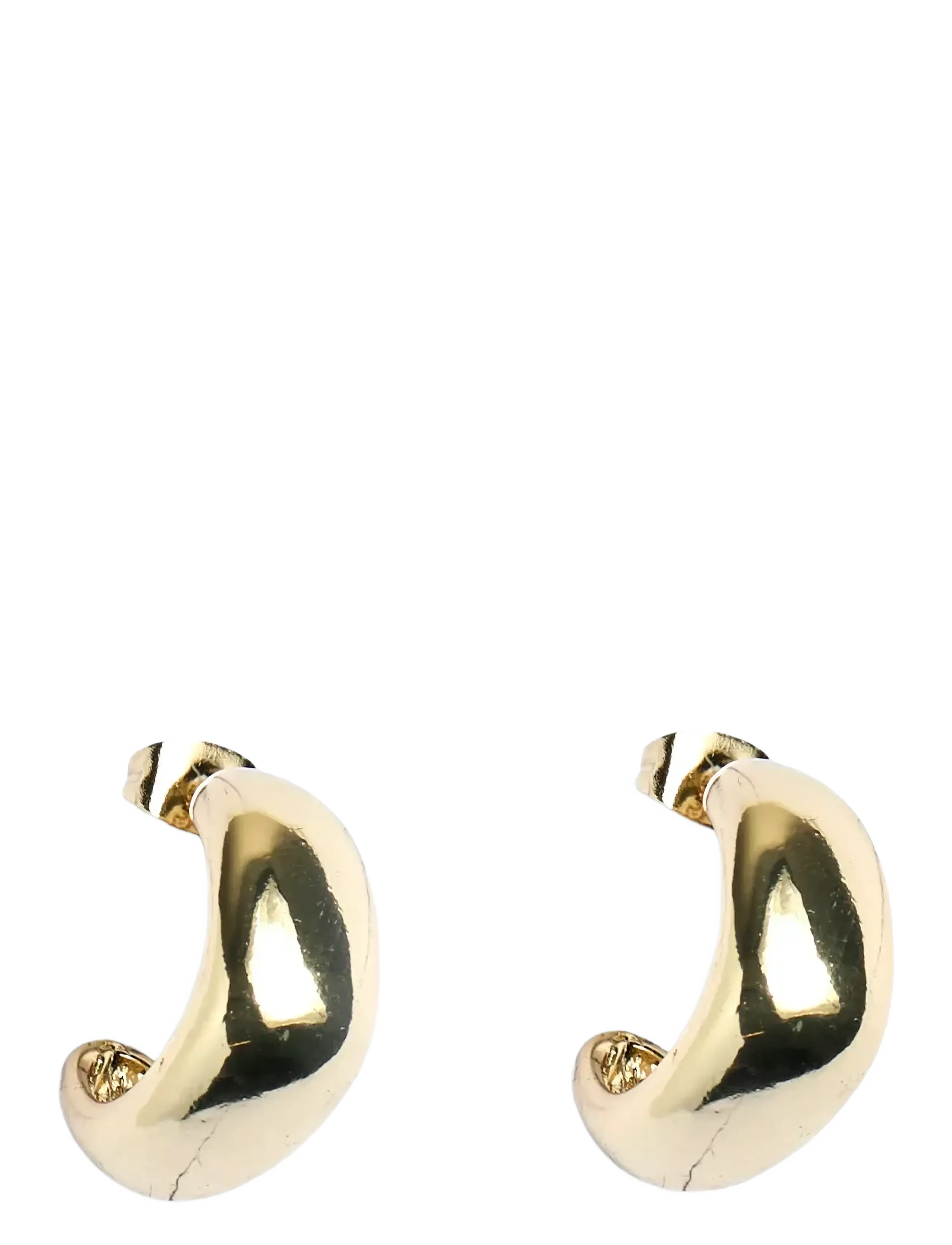 Pieces PCBELLA SMALL HOOP PLATED FP NOOS - Akcesoria - GOLD COLOUR / gold