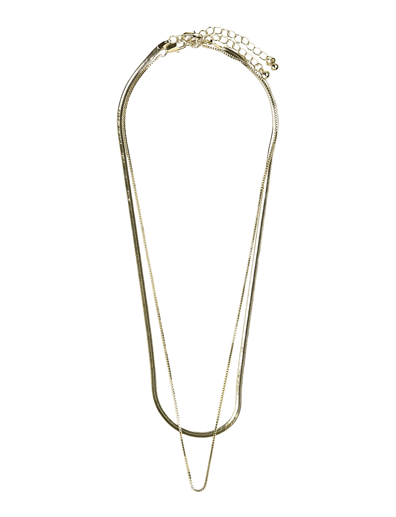 Pieces - PCBINA 2-PACK NECKLACE NOOS - colliers chaîne - gold colour - 0