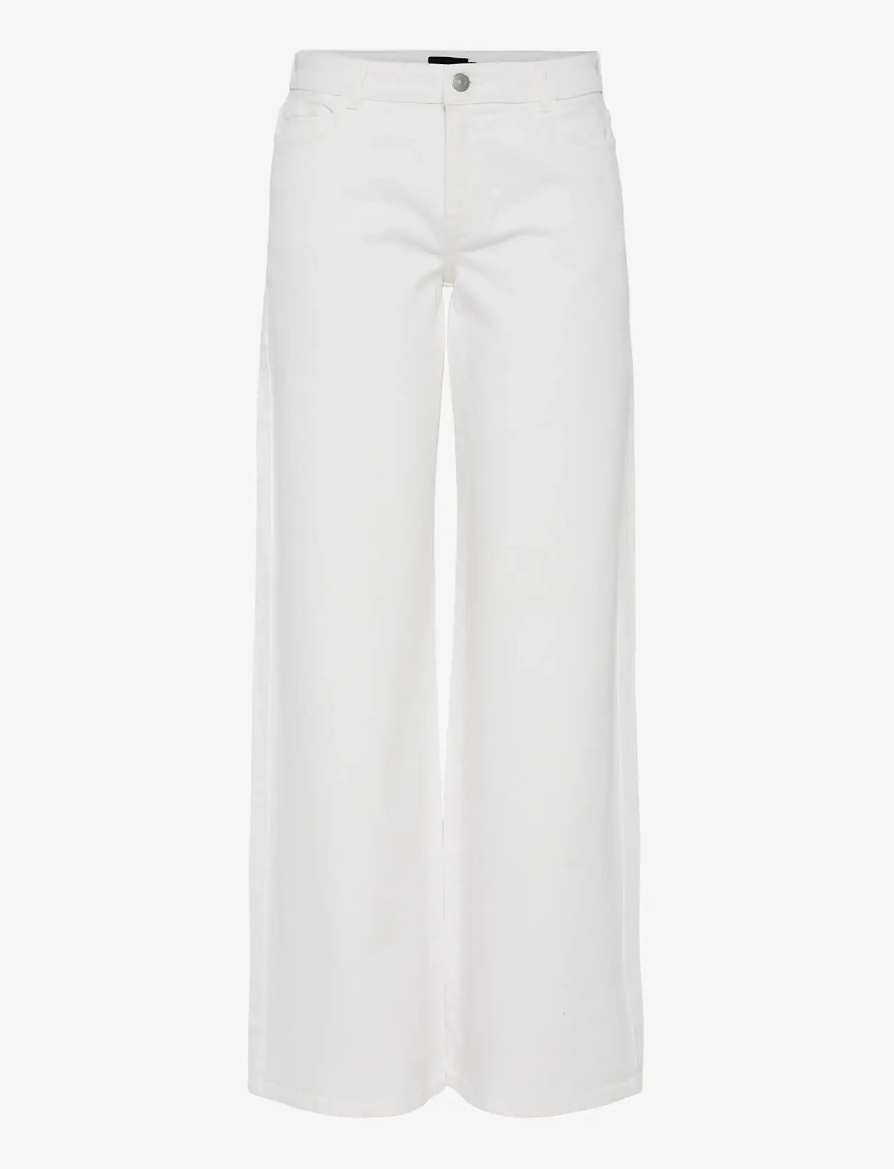 Pieces - PCSELMA LW WIDE JEANS OD NOOS BC - brede jeans - bright white - 1
