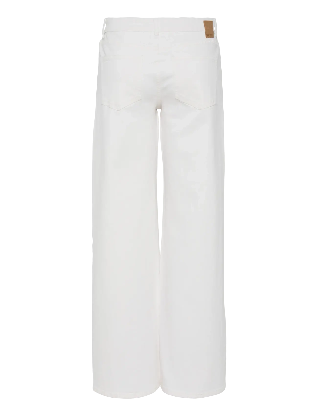 Pieces - PCSELMA LW WIDE JEANS OD NOOS BC - hosen mit weitem bein - bright white - 2