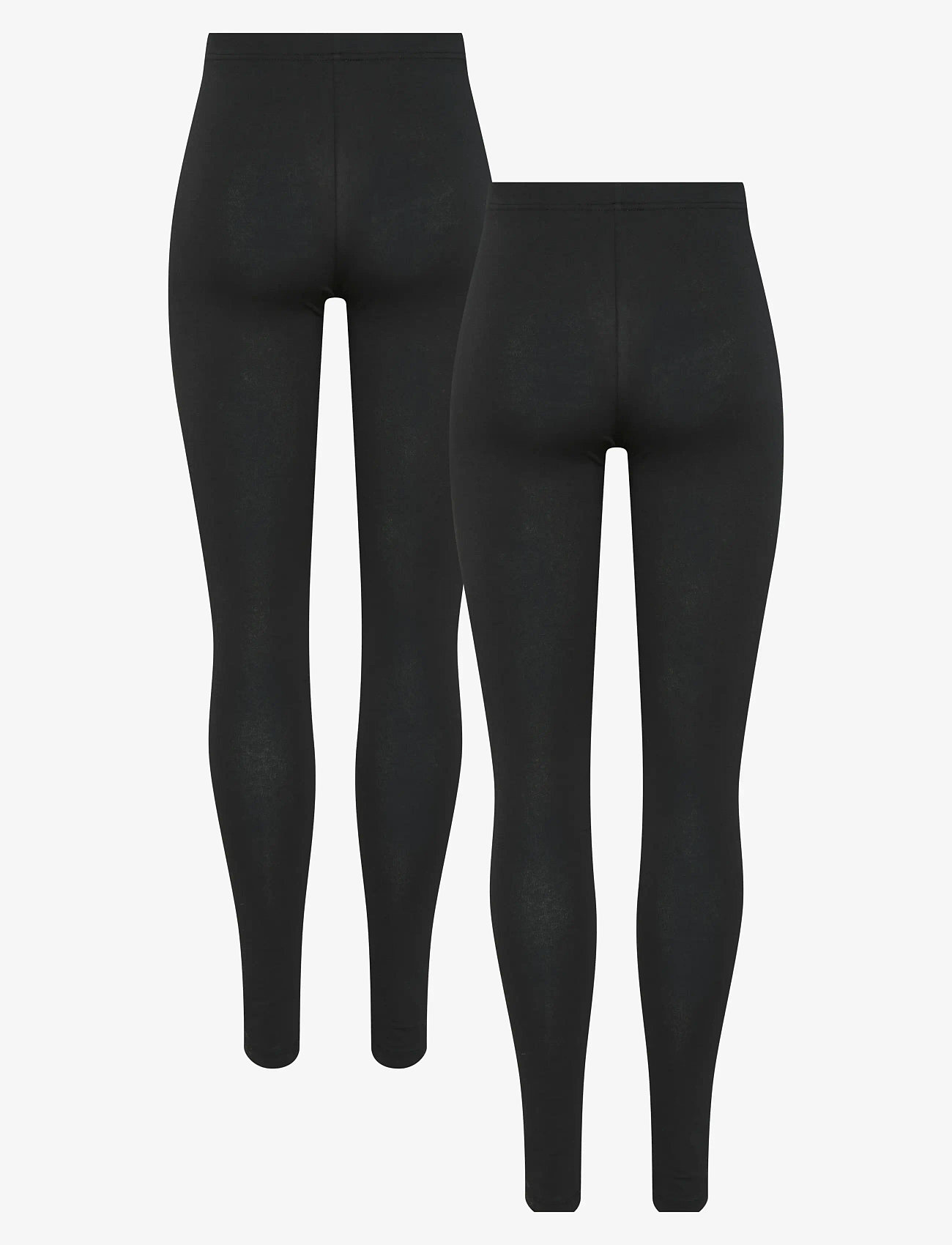 Pieces - PCAMELIA LEGGINGS 2-PACK JRS NOOS BC - leggings - black - 2