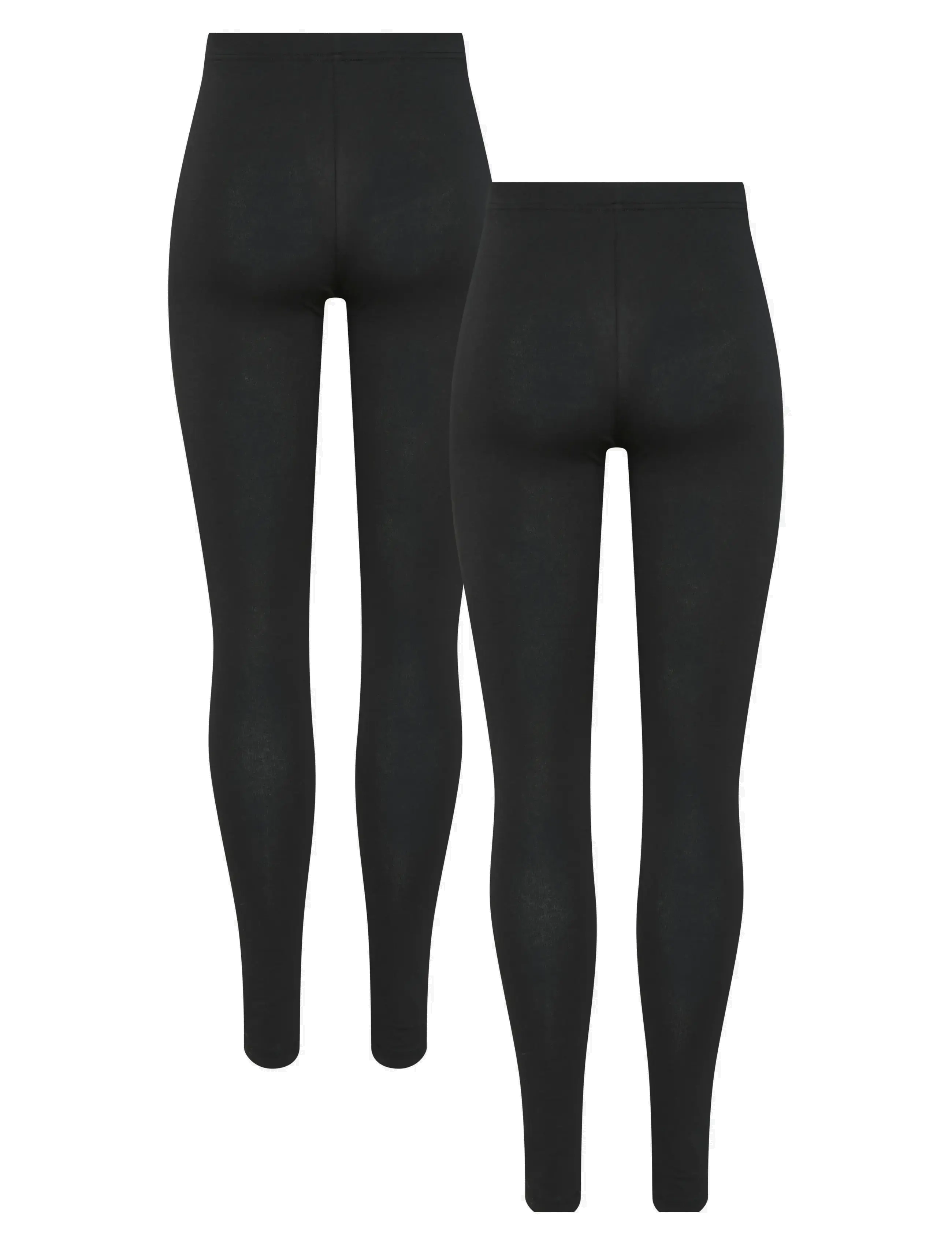 Pieces - PCAMELIA LEGGINGS 2-PACK JRS NOOS BC - black - 2