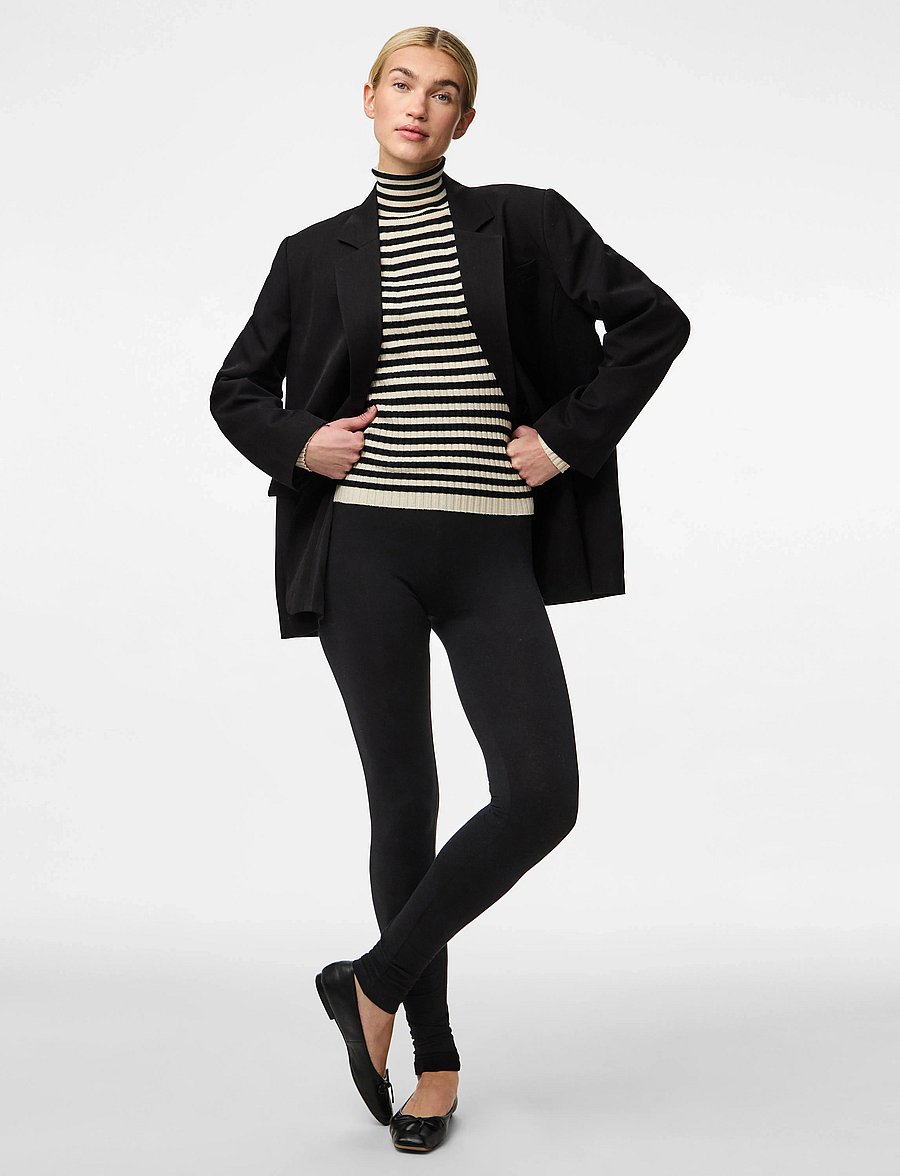 Pieces - PCAMELIA LEGGINGS 2-PACK JRS NOOS BC - black - 5
