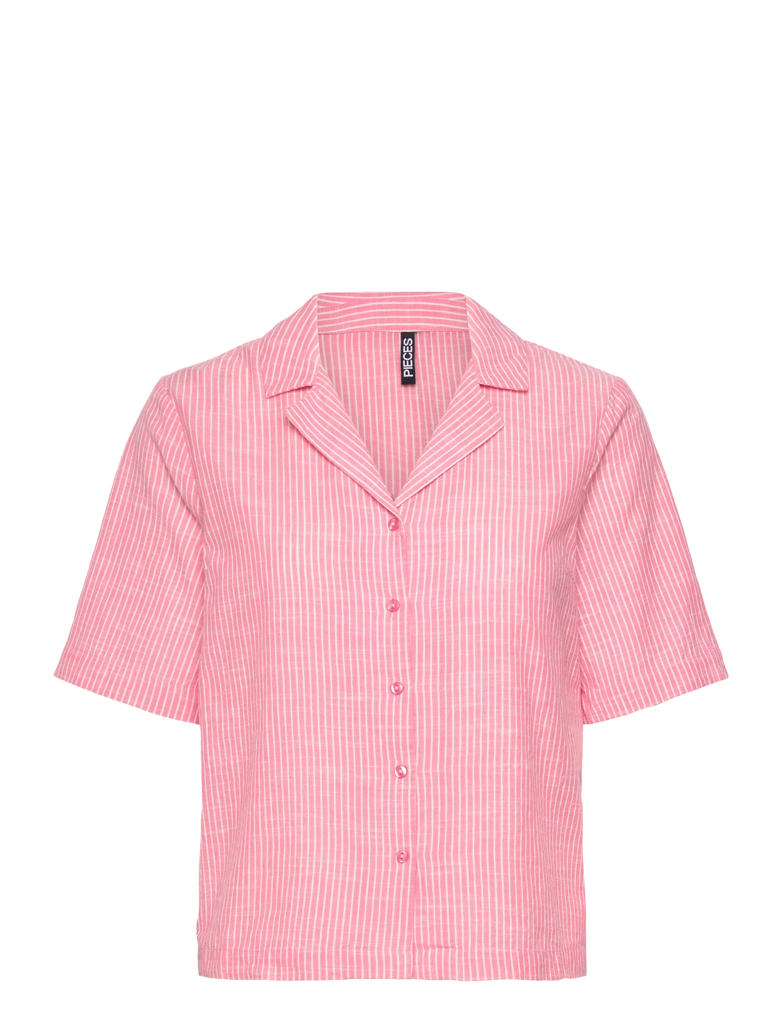 Pieces - PCAPIA 2/4 SHIRT MM WVN - pink lemonade - 1
