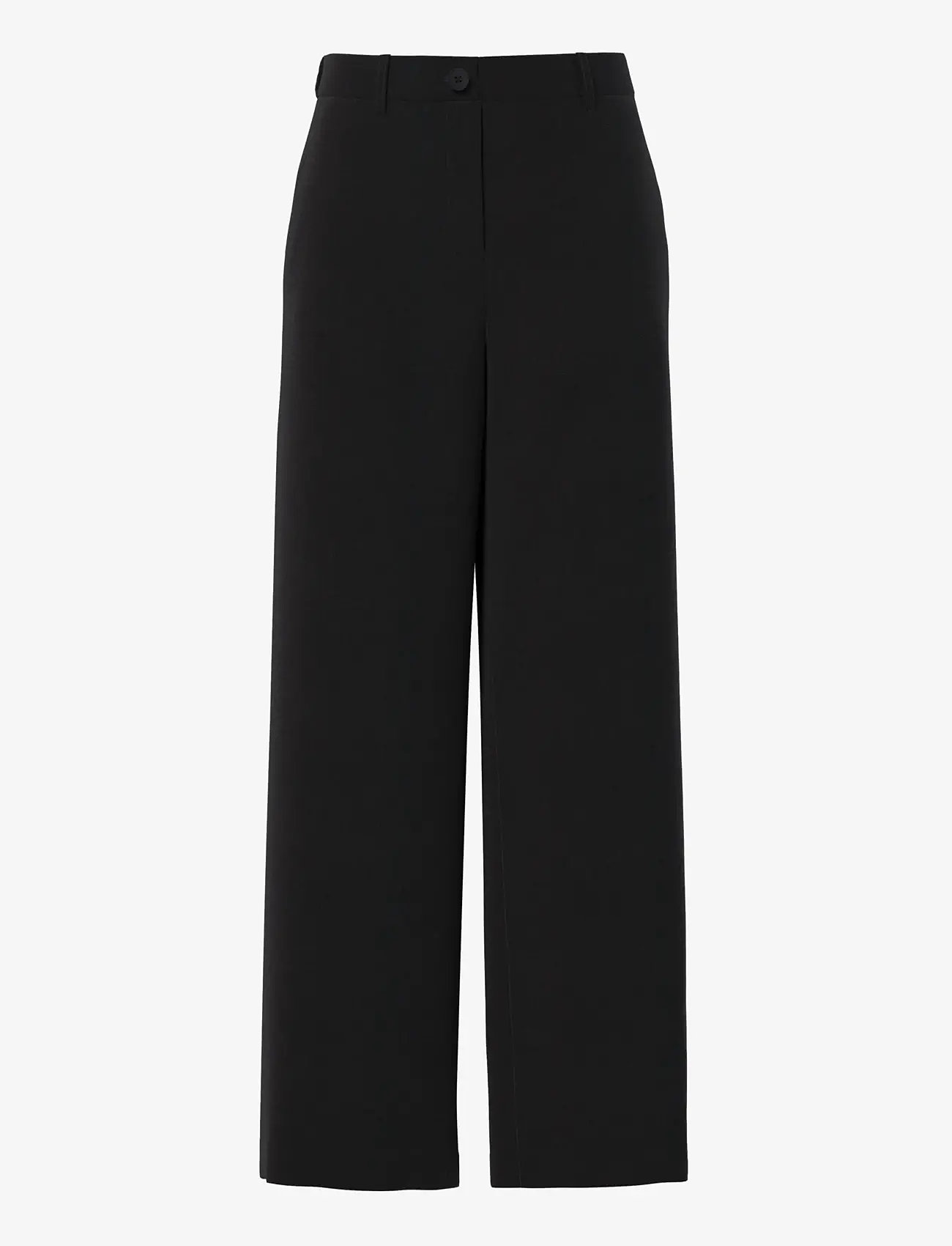 Pieces - PCKAMIL HW WIDE PANT NOOS BC - habitbukser - black - 1
