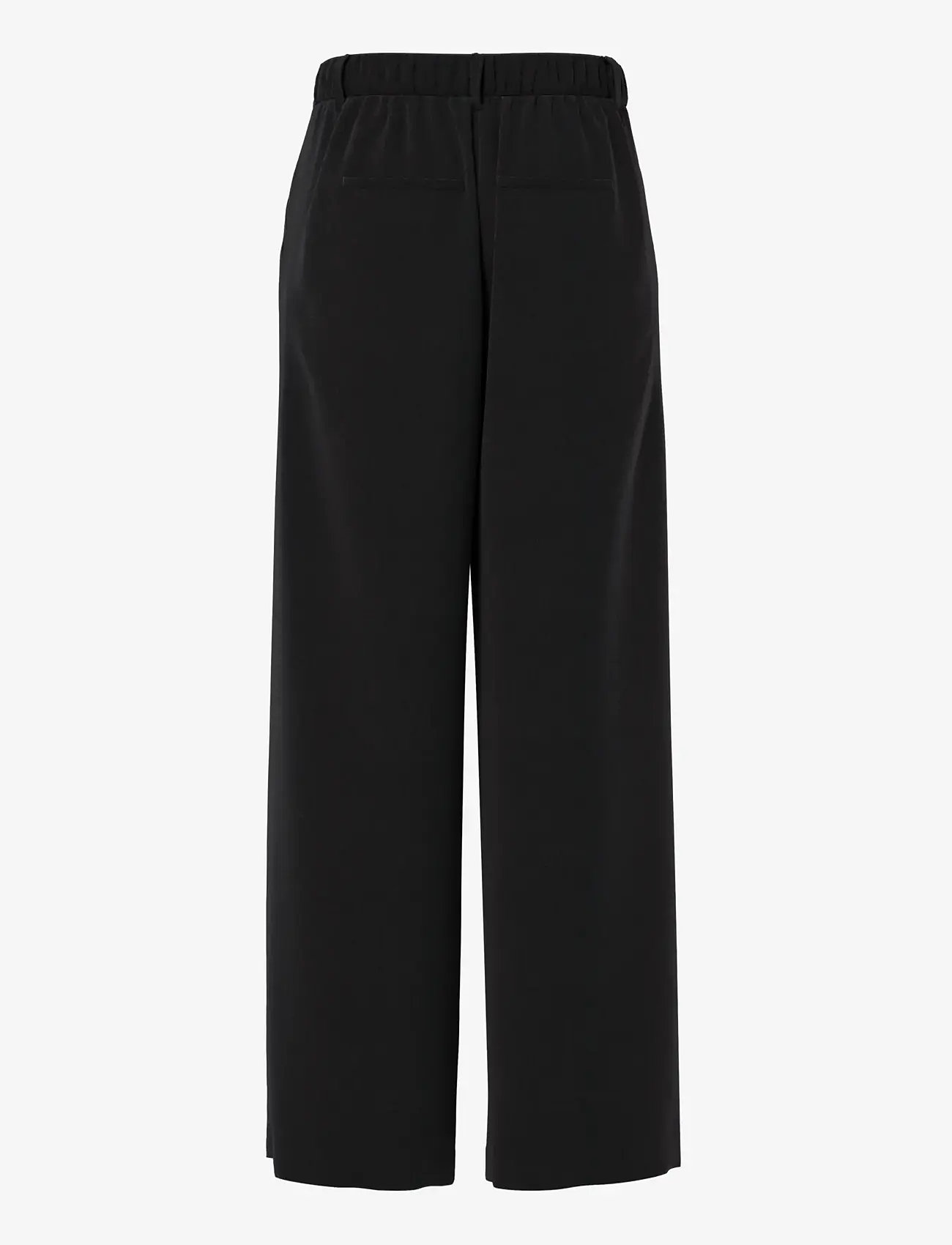 Pieces - PCKAMIL HW WIDE PANT NOOS BC - habitbukser - black - 2