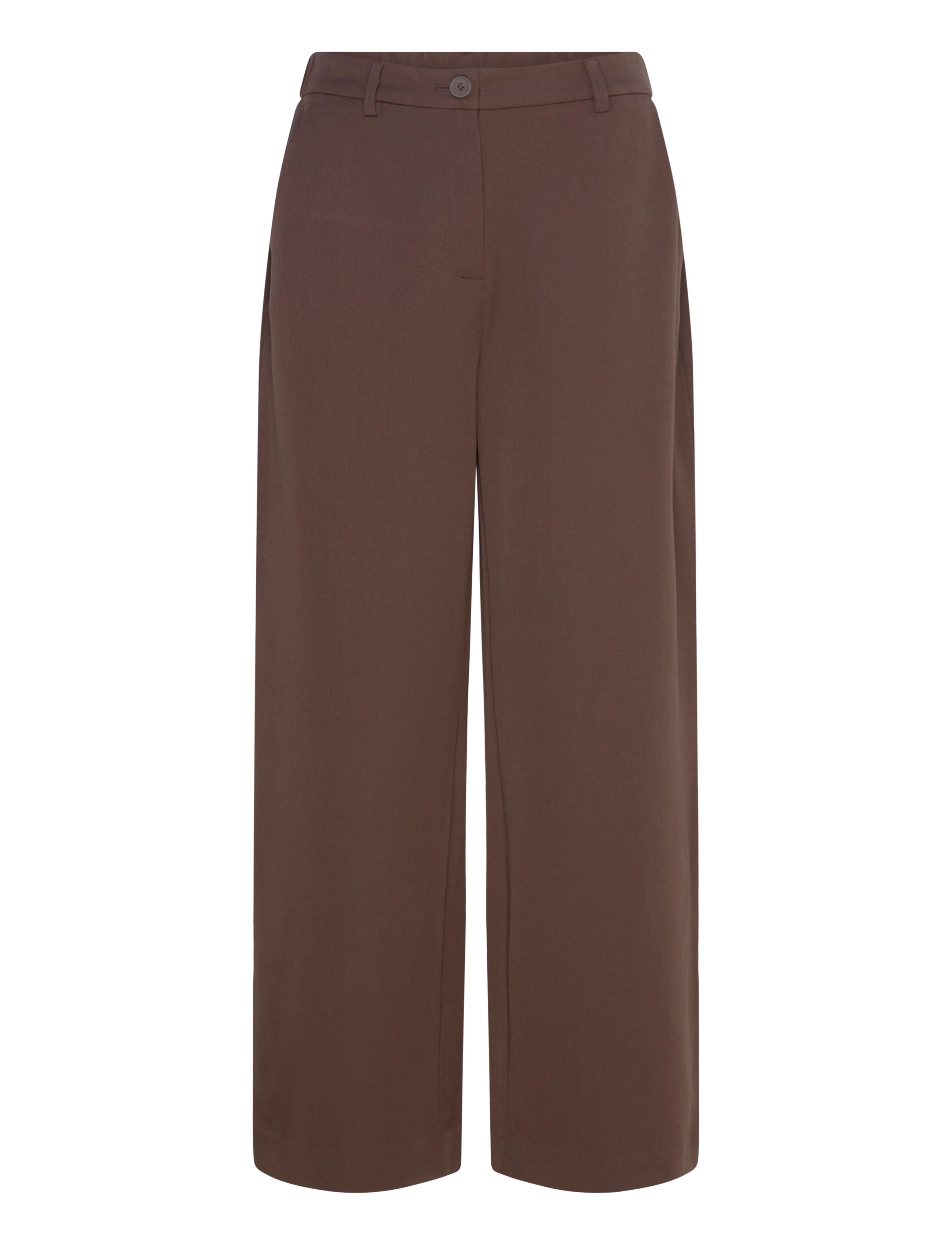 Pieces PCKAMIL HW WIDE PANT NOOS BC - Bukser - HOT FUDGE / brown