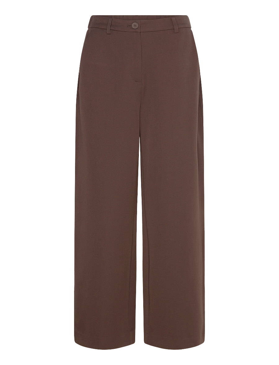 Pieces - PCKAMIL HW WIDE PANT NOOS BC - habitbukser - hot fudge - 1