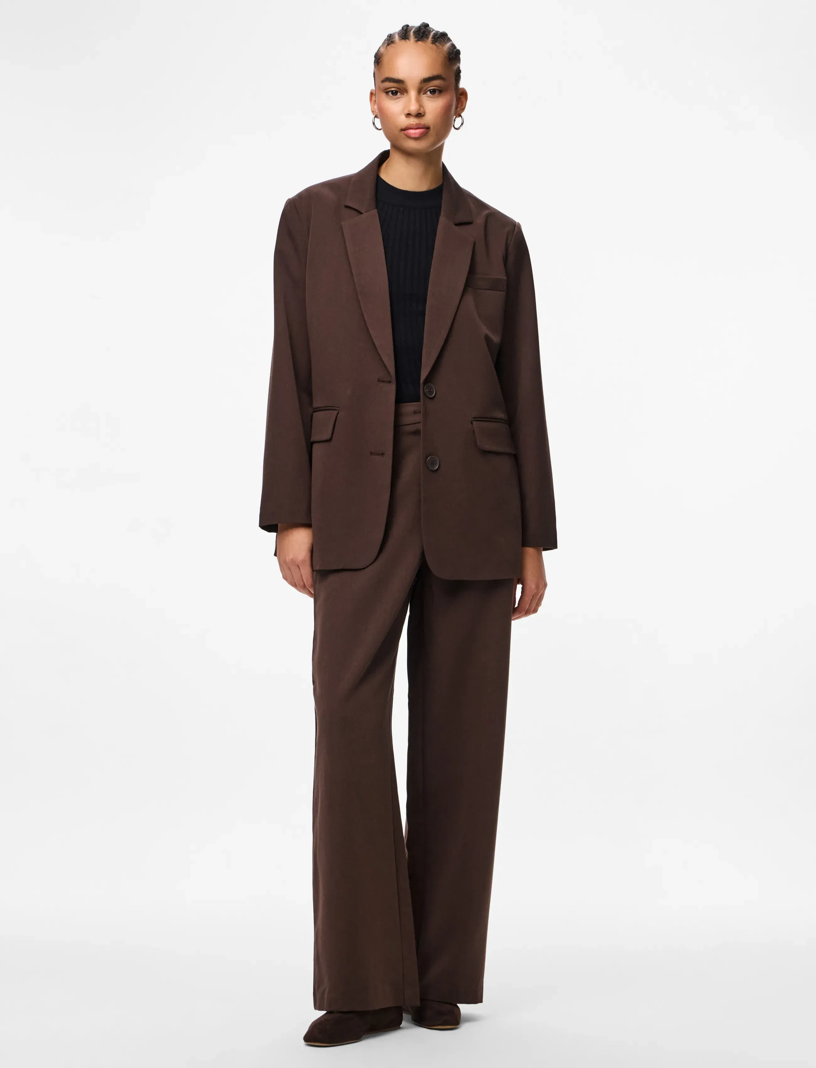 PIECES Pckamil Hw Wide Pant Noos Bc kostymbyxor dam – bild 6