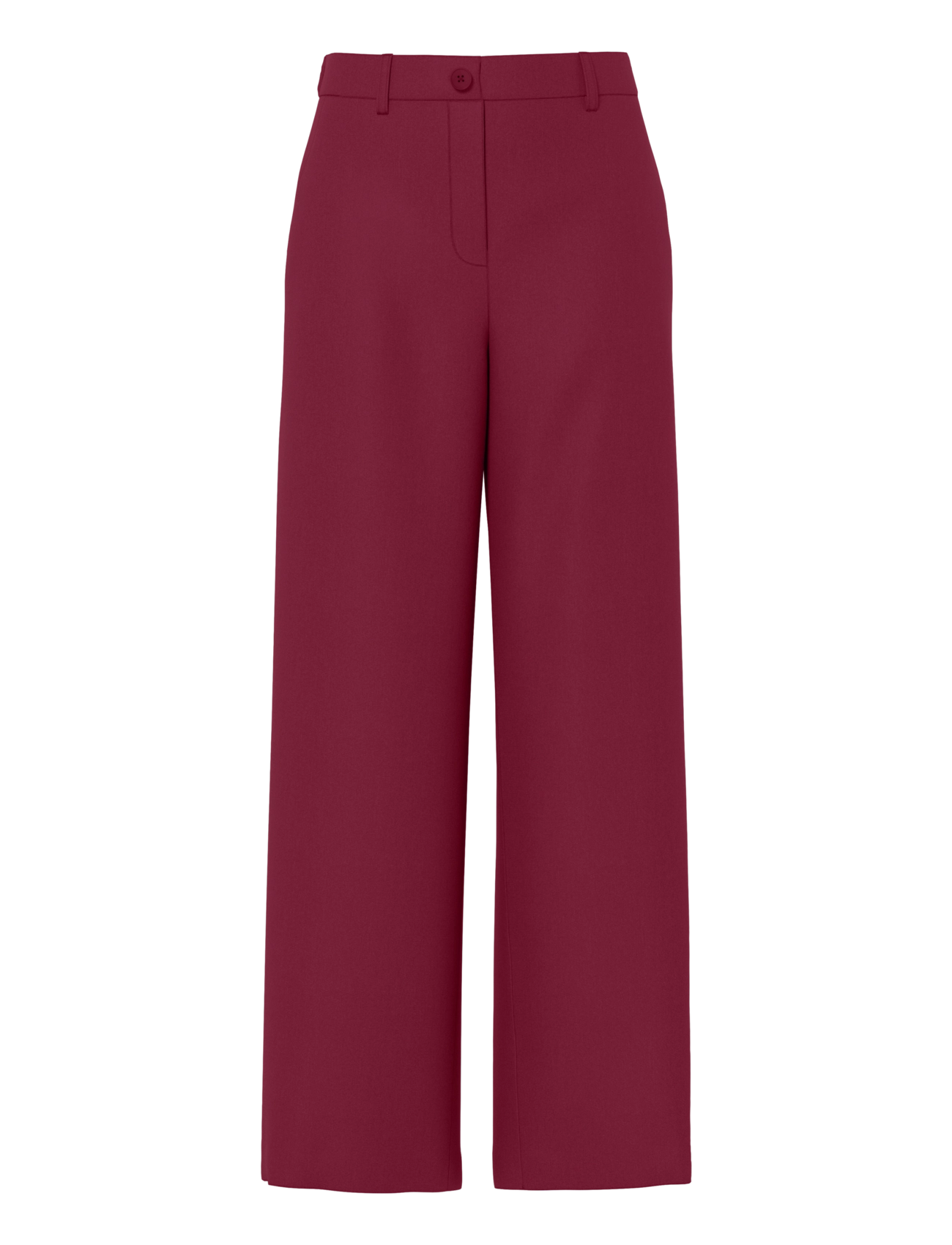 Pieces - PCKAMIL HW WIDE PANT NOOS BC - pidulikud püksid - tawny port - 1