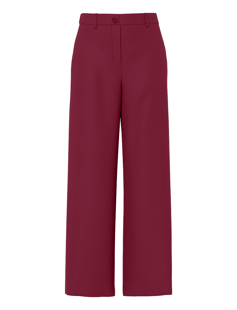 Pieces - PCKAMIL HW WIDE PANT NOOS BC - habitbukser - tawny port - 1