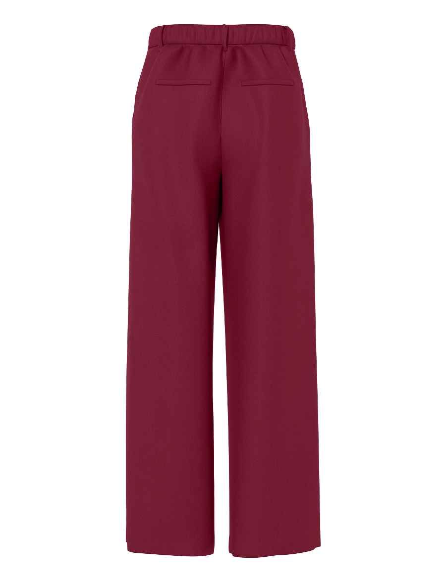 Pieces - PCKAMIL HW WIDE PANT NOOS BC - habitbukser - tawny port - 2