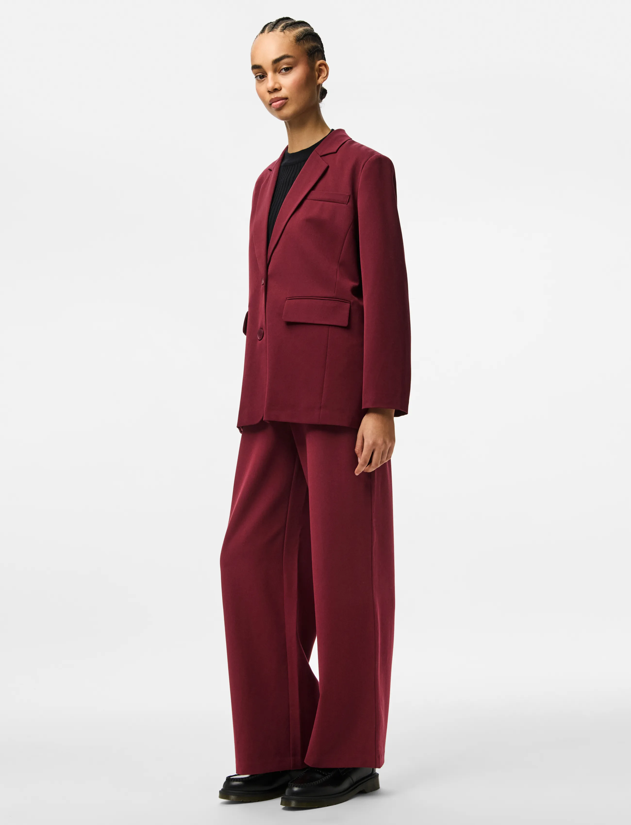 PIECES Pckamil Hw Wide Pant Noos Bc kostymbyxor dam – bild 5